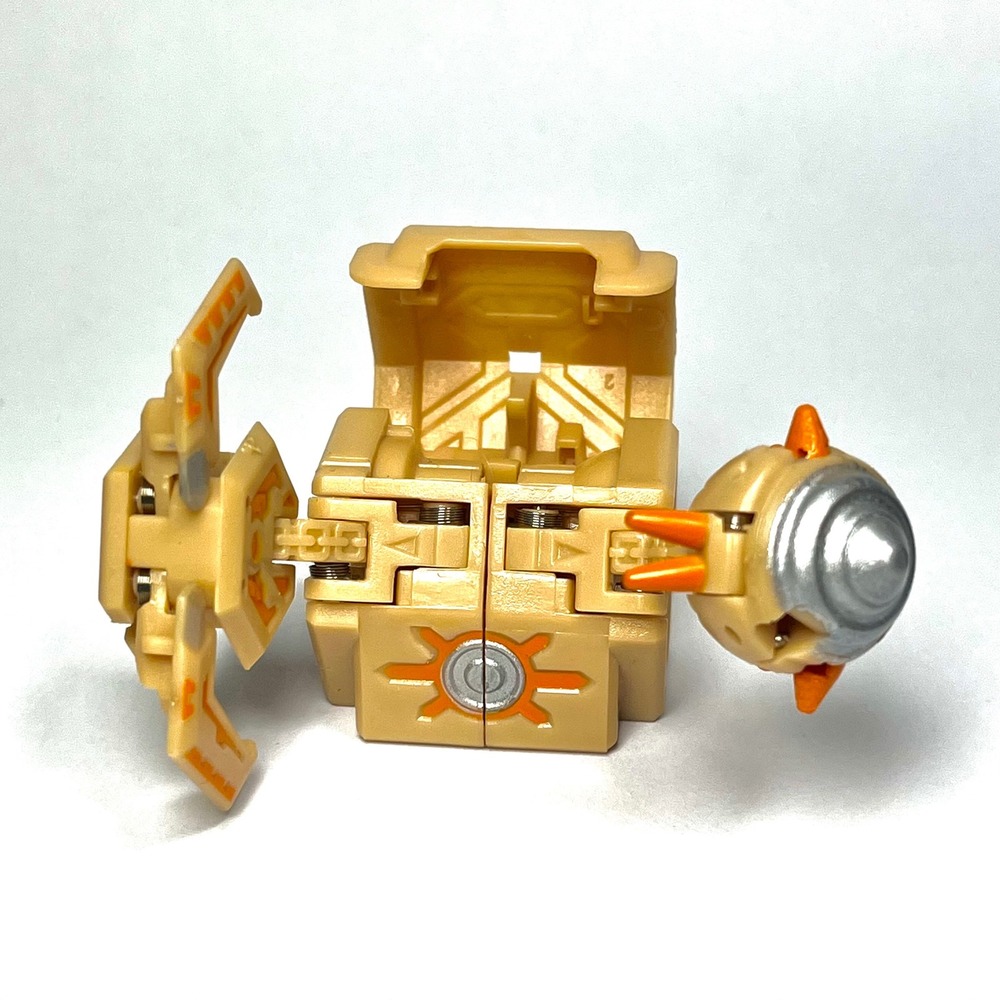 Bakugan Battle Brawlers Rock Hammer DNA 70G Copper Tan Battle Gear MISSING